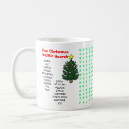 Mini 25 Word Puzzle Suche Kaffeetasse