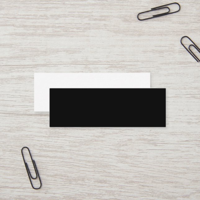 Mini 3,0" x 1,0" visitenkarte (Vorderseite/Rückseite Beispiel)