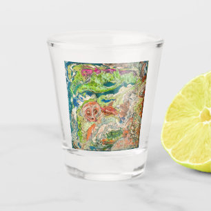 Mini Abstrakt Art Shot Glass Schnapsglas