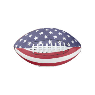 Mini American Football mit US Flagge