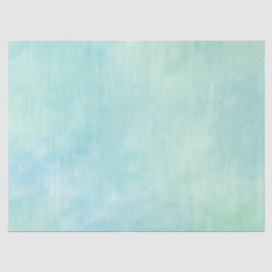 Mini Aqua Blue Gefärbte Krawatte Wasserfarbe Seidenpapier