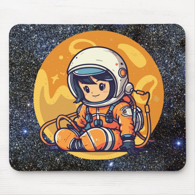 Mini Astronaut Adventures Mousepad (Vorne)