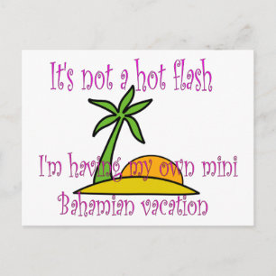 Mini-Bahamas Urlaub Postkarte