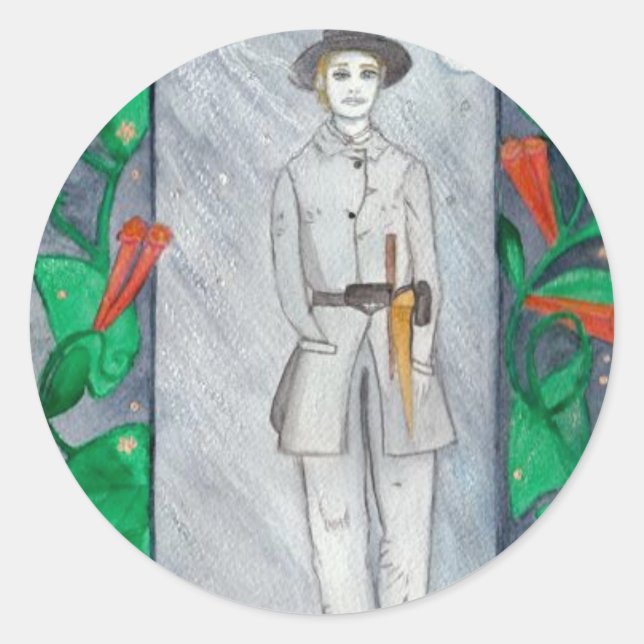 Mini Ball #1 Runder Aufkleber (Vorderseite)