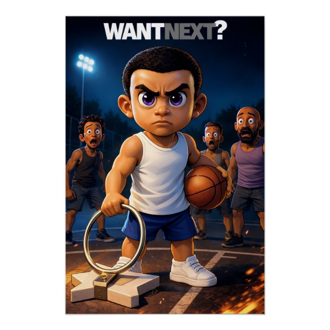 Mini Baller - Want Next Poster (Devant)