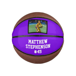 Mini Ballon De Basket Balle de basket-ball violette