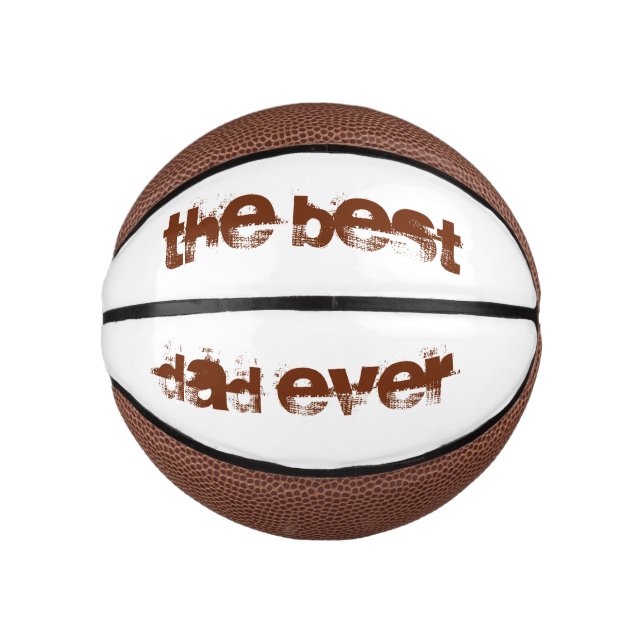 Mini Ballon De Basket Basket-ball (texte personnalisé) (Devant)