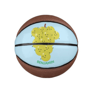 Mini Ballon De Basket Belle bande de raisins amusante illustration