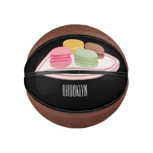 Mini Ballon De Basket Caricature de Macaron