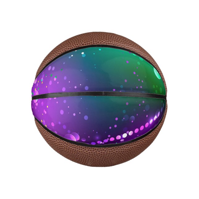Mini Ballon De Basket Carthagène Solive Purple (Devant)