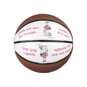 Mini Ballon De Basket Choisissez vos hommes comme Chocolat, Riche  