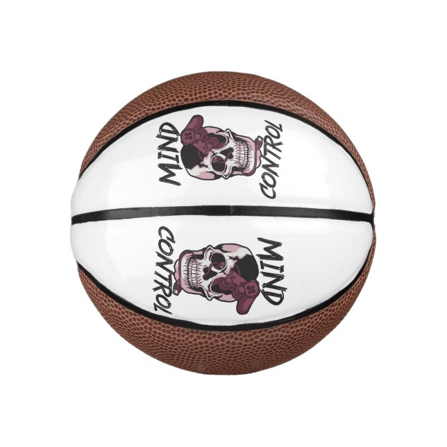 Mini Ballon De Basket Conception de jeux de contrôle mental (Devant)