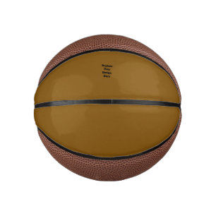 Mini Ballon De Basket Créez Votre Propre Brun