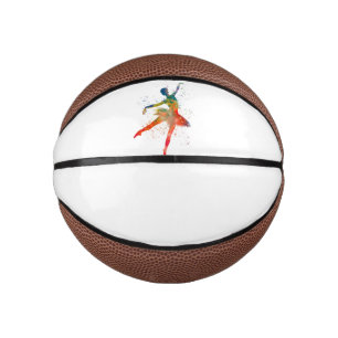 Mini Ballon De Basket Danseur de ballon classique aquarelle