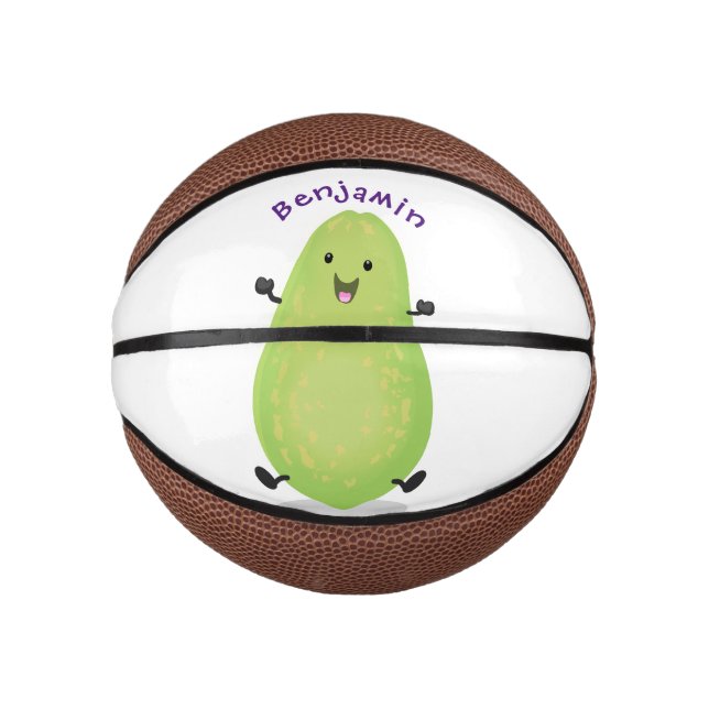 Mini Ballon De Basket dessin de la patte papaye de Cute kawaii (Devant)