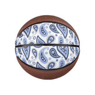 Mini Ballon De Basket Dessin imprimé floral paisley complexe