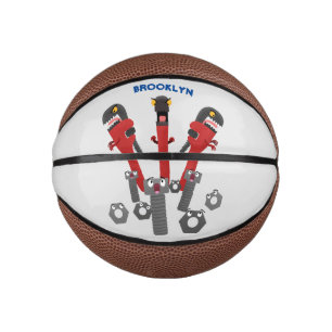 Mini Ballon De Basket Drôle outil monstre de clé humour dessin animé