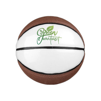 Mini Ballon De Basket Engagement vert
