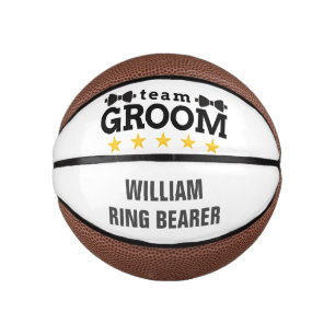Mini Ballon De Basket Équipe du marié Garçon d'honneur Célibataire