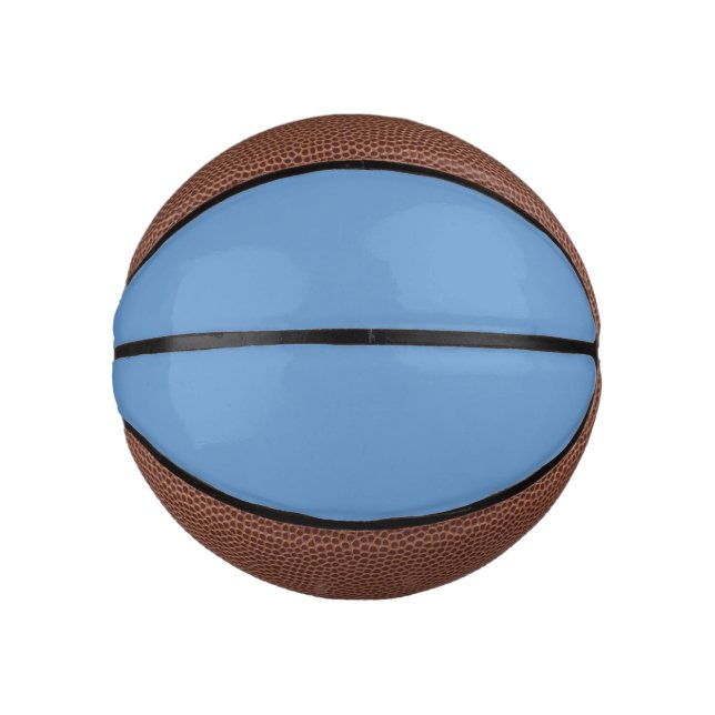 Mini Ballon De Basket gris-bleu (Crayola) (couleur solide) (Devant)