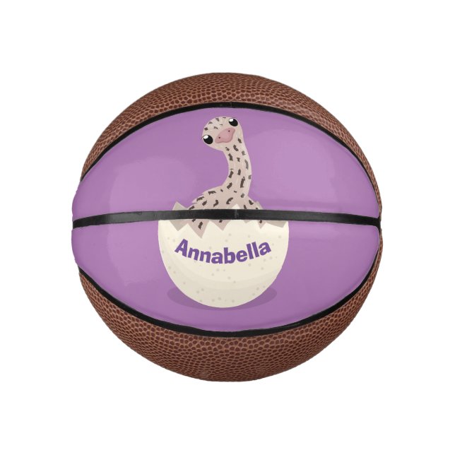 Mini Ballon De Basket Illustration d'autruche pour bébé à couver mignon (Devant)