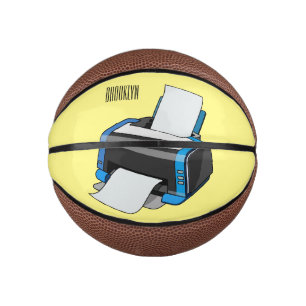 Mini Ballon De Basket Illustration de dessin d'imprimante