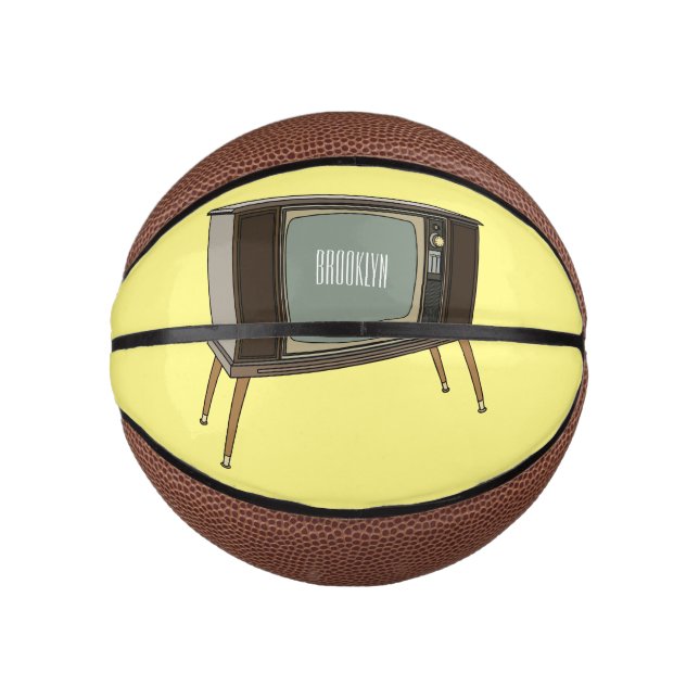 Mini Ballon De Basket Illustration de dessin télévisé (Devant)