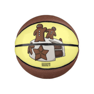 Mini Ballon De Basket Illustration de gâteau de pain d'épices