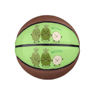 Mini Ballon De Basket Illustration de mignonne guava feijoa