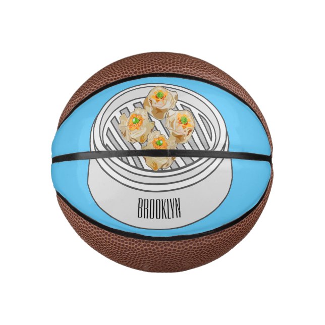 Mini Ballon De Basket Illustration de Shumai dim sum (Devant)