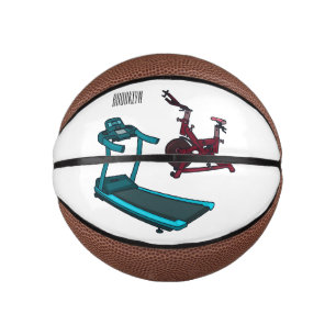 Mini Ballon De Basket Illustration du tapis roulant et de la bande dessi