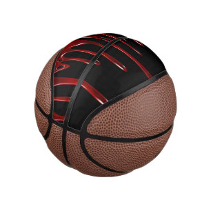 Mini Ballon De Basket Lecteurs de sang tombés Noir