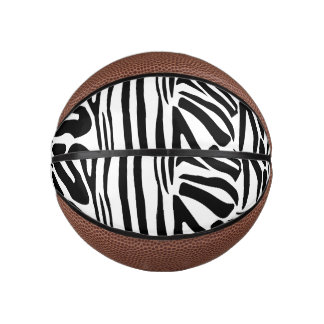Mini Ballon De Basket Modèle Zèbre