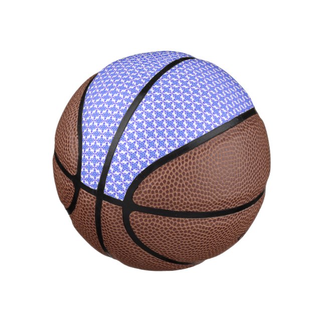 Mini Ballon De Basket Motif Floral Design (Incliné)