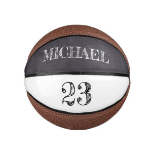 Mini Ballon De Basket Nom personnalisé Ball Player Numéro personnalisé