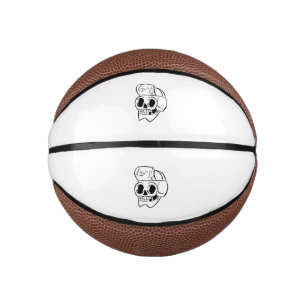 Mini Ballon De Basket Squelette crâne