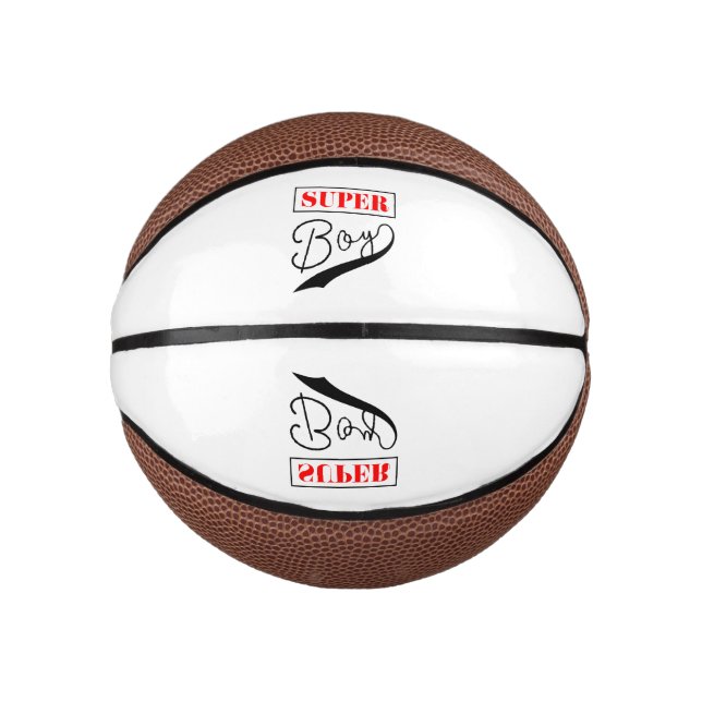 Mini Ballon De Basket Super Boy (Devant)