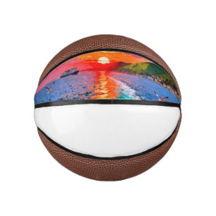 Mini Ballon De Basket Une mélodie rafraîchissante 027