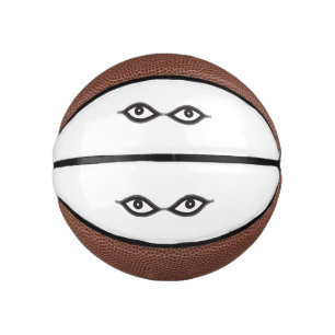 Mini Ballon De Basket Zipper eyes