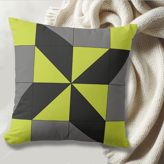 Mini Barn Quilt Clay's Choice Throw Kissen (Von Creator hochgeladen)
