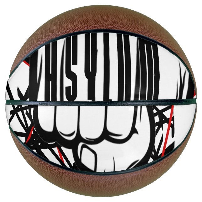 Mini Basketball Hoop Asylum Graffiti Faustdesign (Vorderseite)