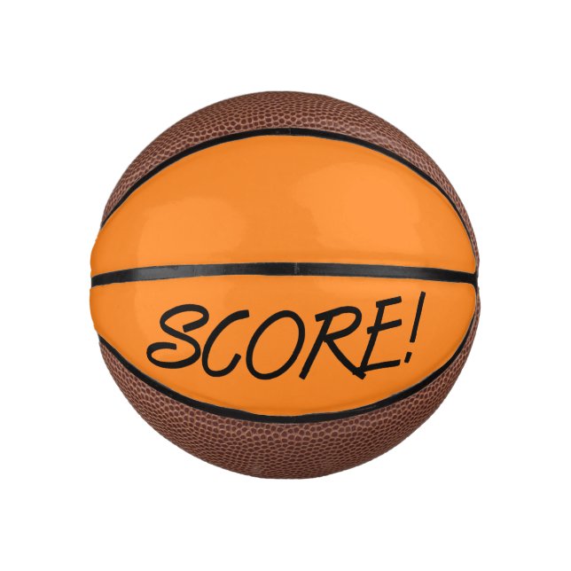 Mini-Basketball in orange Mini Basketball (Vorderseite)
