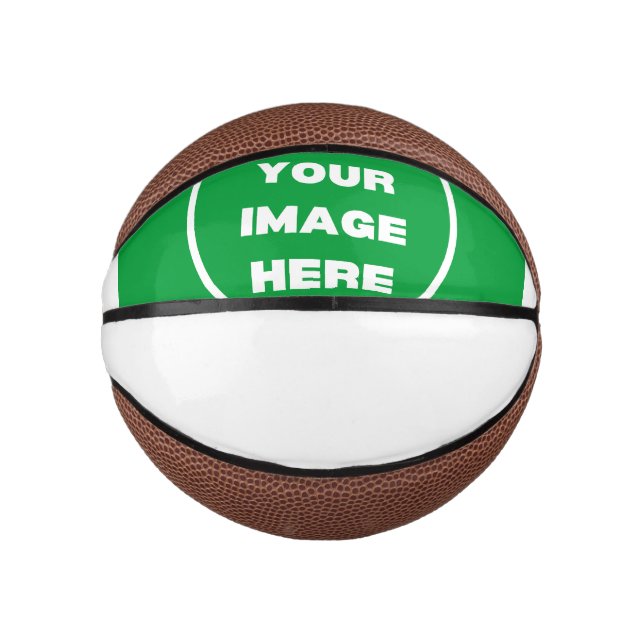 Mini Basketball - Personalisiert - Bild hinzufügen (Vorderseite)