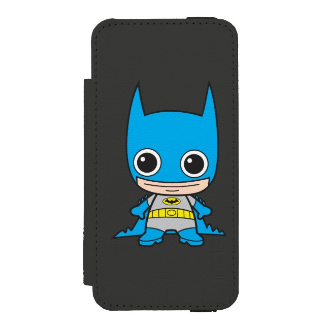 Mini Batman Incipio iPhone Geldbeutel-Hülle (Folio Vorderseite)
