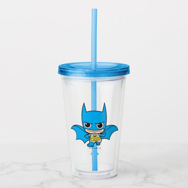 Mini Batman Running Acryltrinkbecher (Vorderseite)