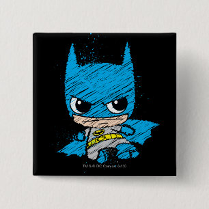Mini Batman Sketch Button