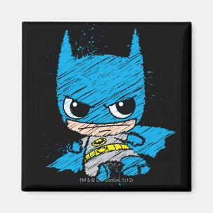 Mini-Batman-Skizze Magnet