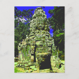 Mini Bayon [Redux] ... Siem Reap, Kambodscha Postkarte