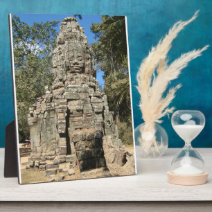 Mini Bayon ... Ta Prohm, Siem Reap, Kambodscha Fotoplatte