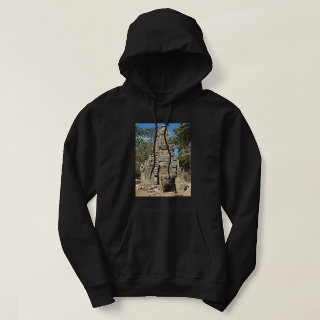 Mini Bayon ... Ta Prohm, Siem Reap, Kambodscha Hoodie (Design vorne)
